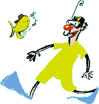 L’avventura del Clown Beppo nel mare dei pesci canterini